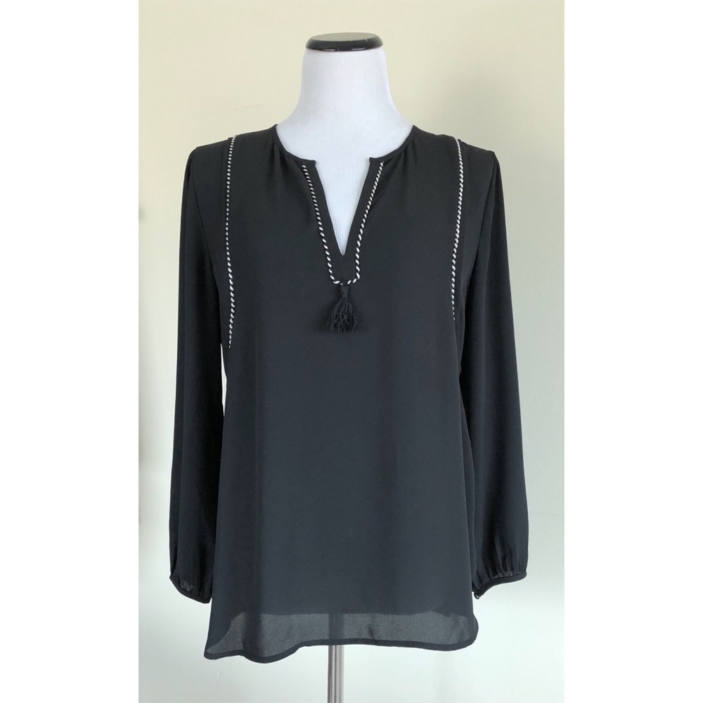 J. Crew Tasseled Blouse ~ Size 4